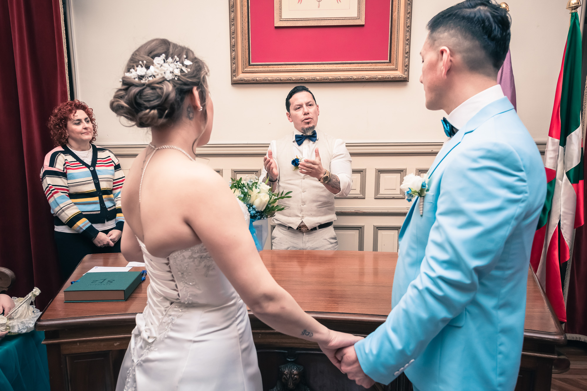 London Registry Office Wedding Ceremony Photography